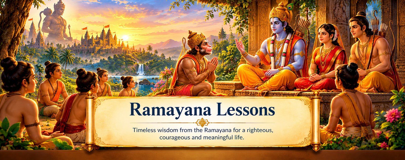 Ramayana Lessons: practical wisdom, life lessons and timeless teachings from the Ramayana