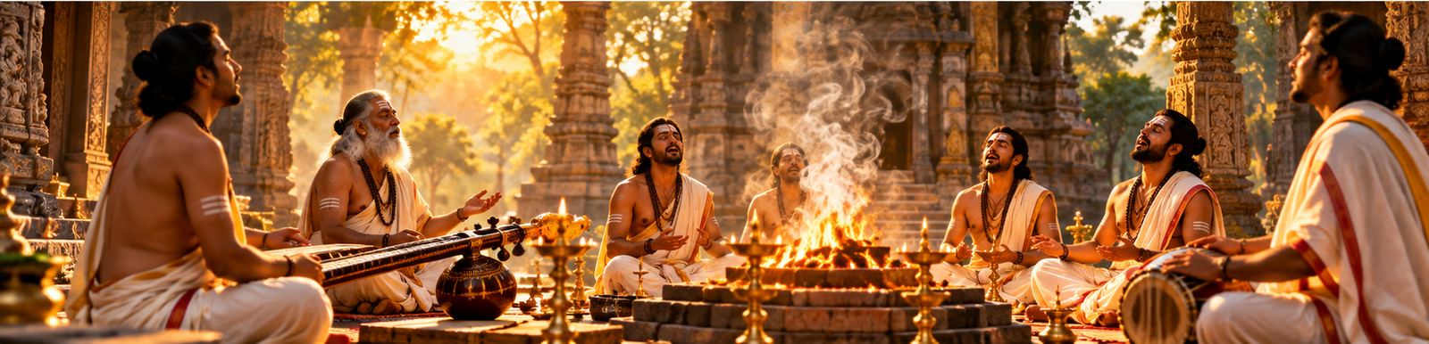 Samaveda manuscript and sacred chanting traditions